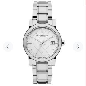 Burberry Stainless Steel Watch with Date Display